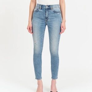 Daze Denim Moneymaker Vintage Hug Stretch Denim Skinny Jeans Med Blue Wash SZ 31